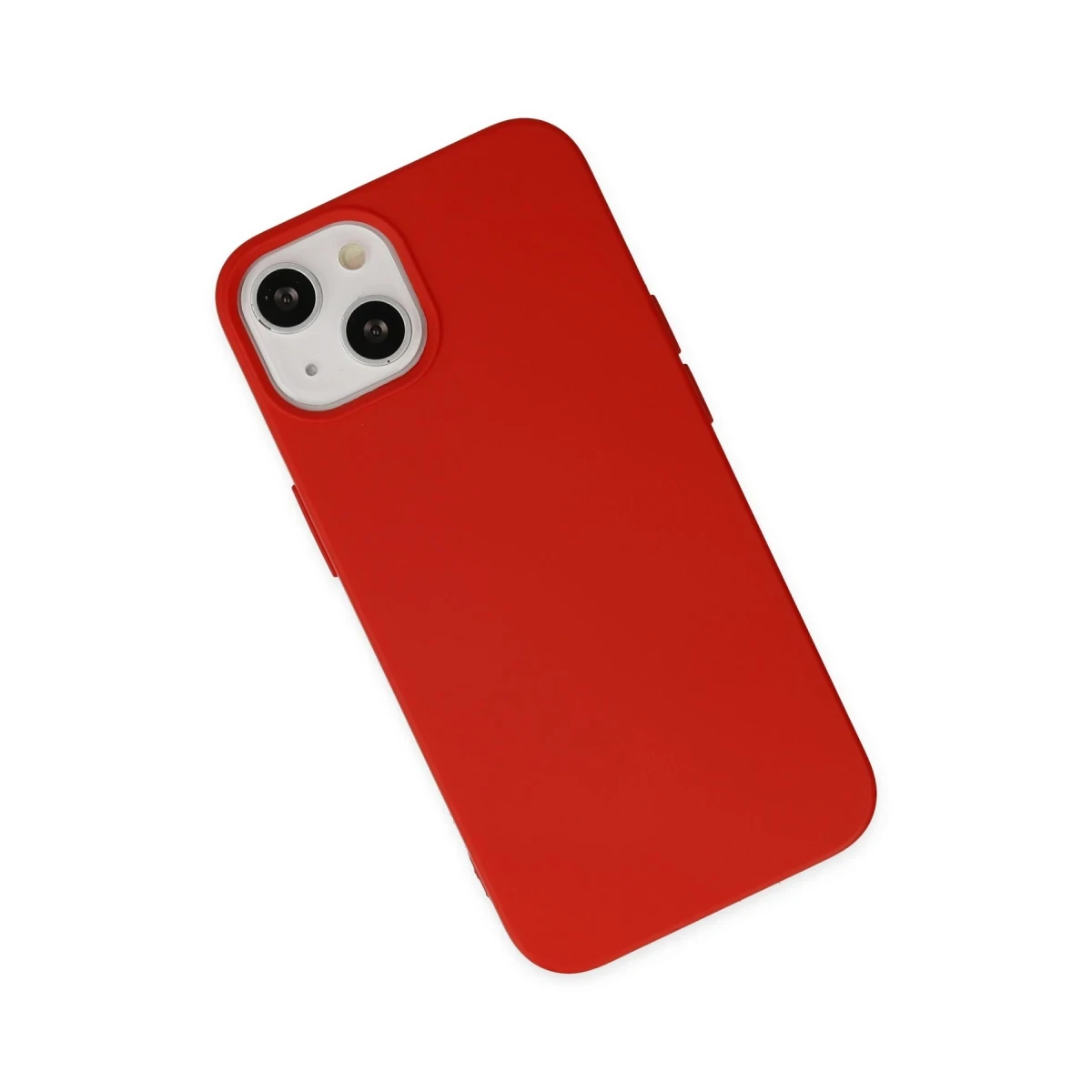 Newface Apple iPhone 15 Pro Kılıf Nano içi Kadife Silikon - Kırmızı