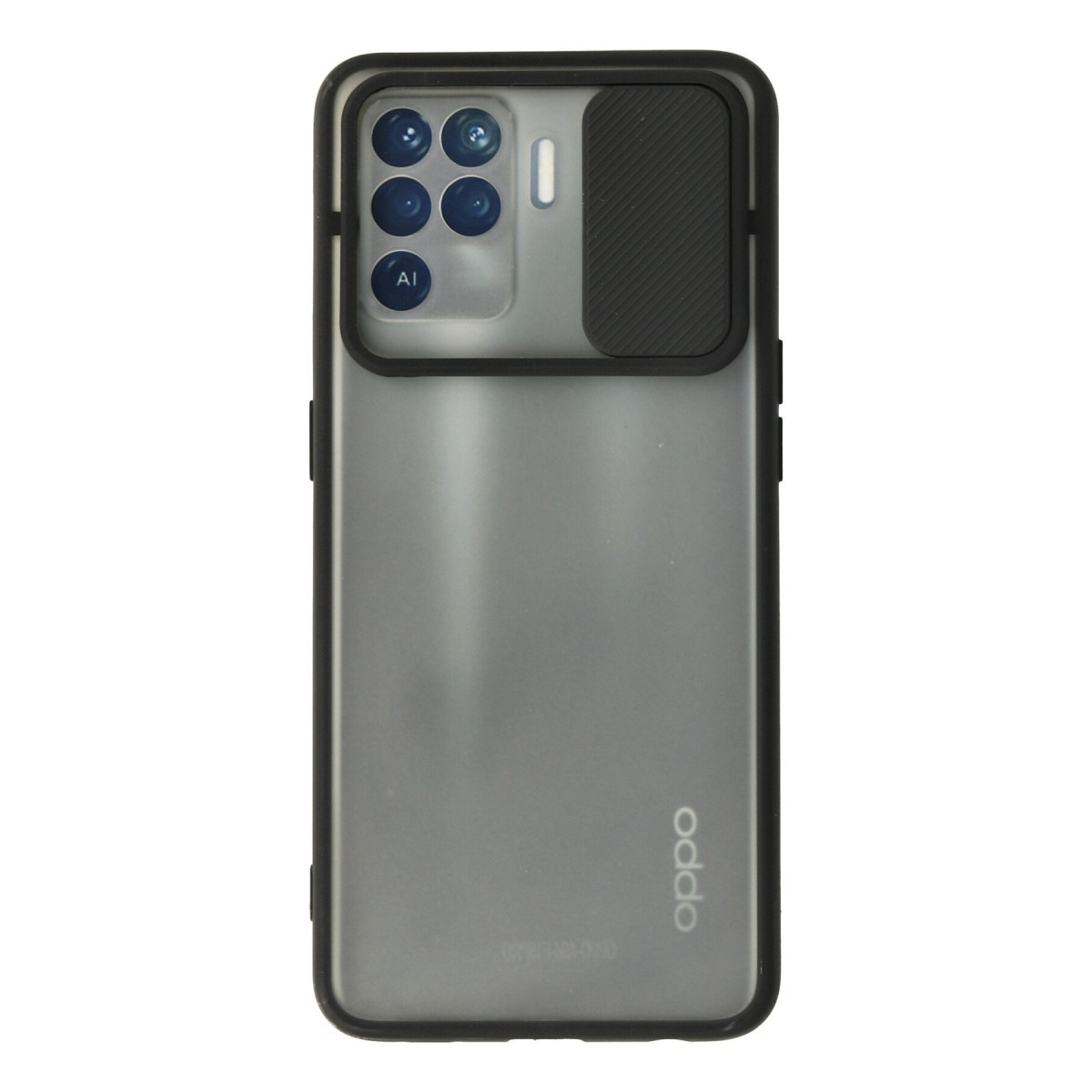 Newface Oppo Reno 5 Lite Kılıf Palm Buzlu Kamera Sürgülü Silikon - Siyah — görsel 7