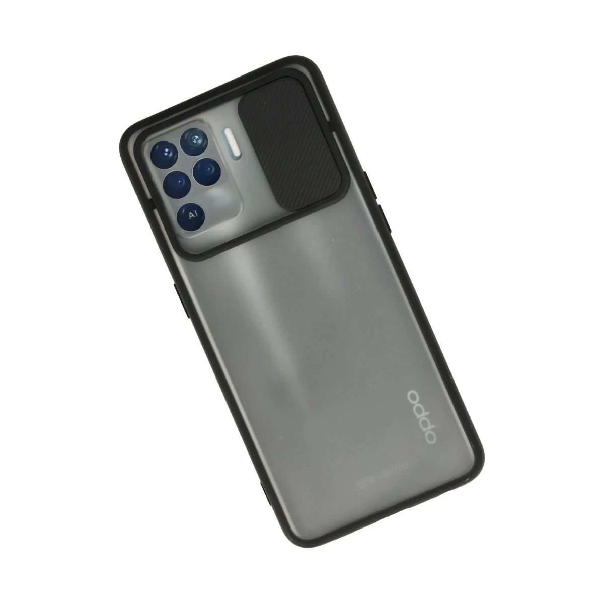 Newface Oppo Reno 5 Lite Kılıf Palm Buzlu Kamera Sürgülü Silikon - Siyah — görsel 5