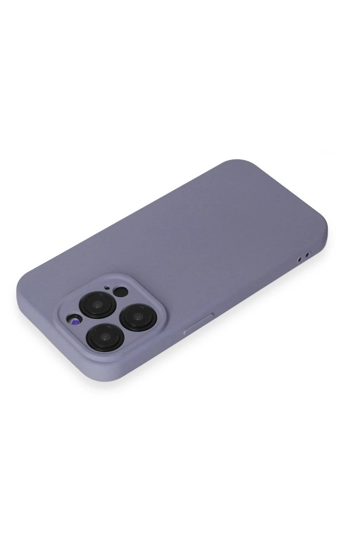 Newface iPhone 15 Pro Kılıf Nano içi Kadife Silikon - Lila