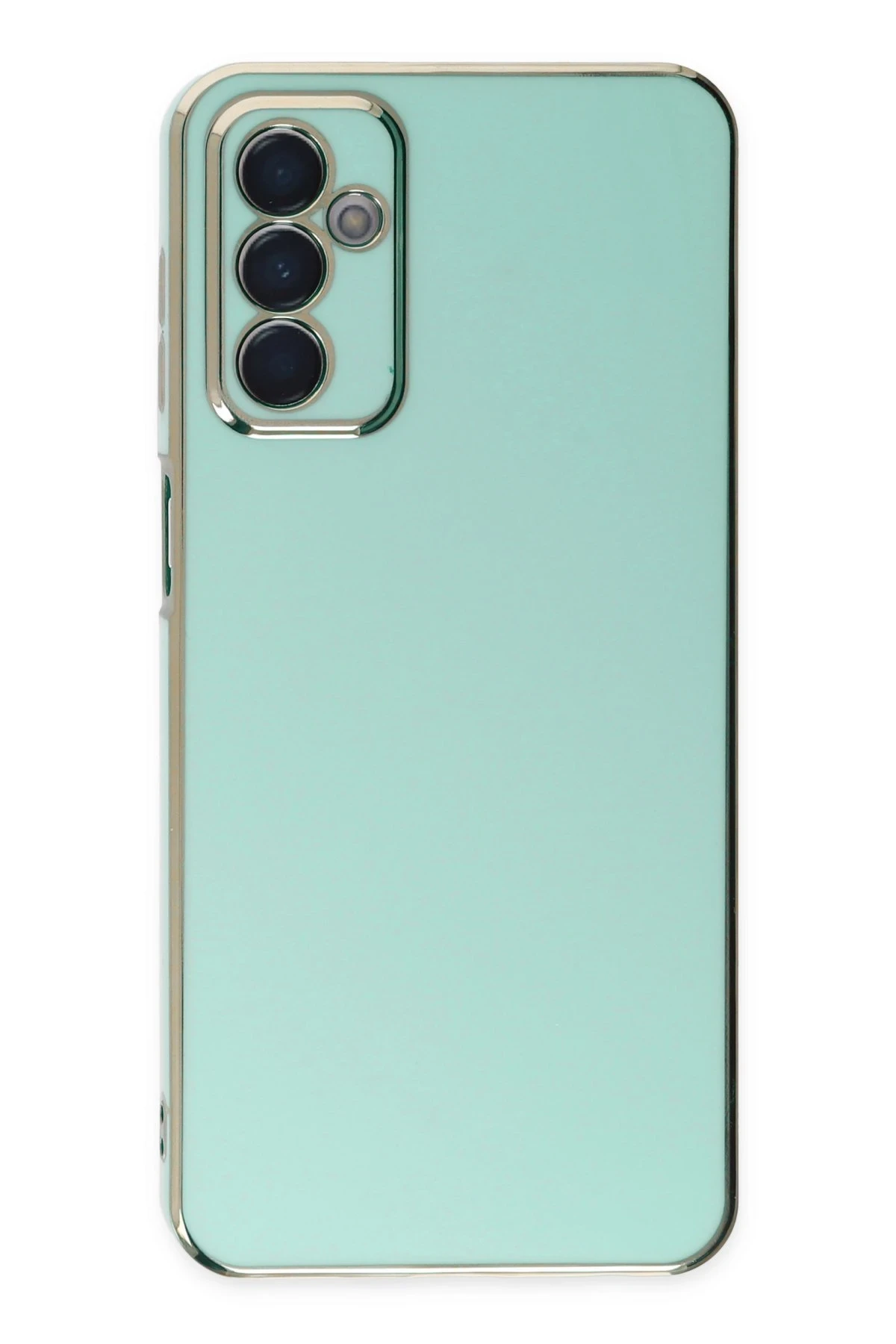 Newface Samsung Galaxy A04S Kılıf Volet Silikon - Açık Yeşil