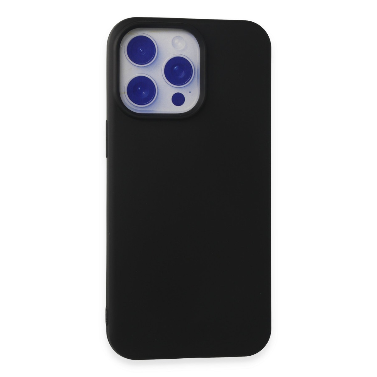 Newface Apple iPhone 15 Pro Max Kılıf Nano içi Kadife Silikon - Siyah — görsel 9