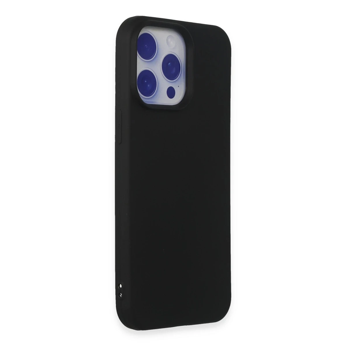 Newface Apple iPhone 15 Pro Max Kılıf Nano içi Kadife Silikon - Siyah — görsel 6