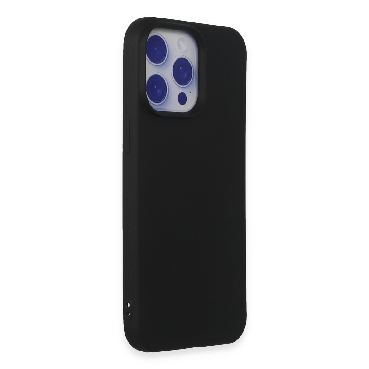 Newface Apple iPhone 15 Pro Max Kılıf Nano içi Kadife Silikon - Siyah — görsel 10