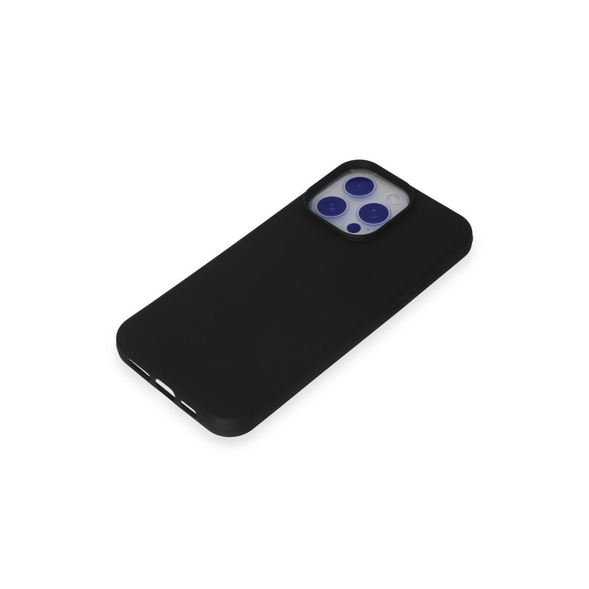 Newface Apple iPhone 15 Pro Max Kılıf Nano içi Kadife Silikon - Siyah — görsel 12