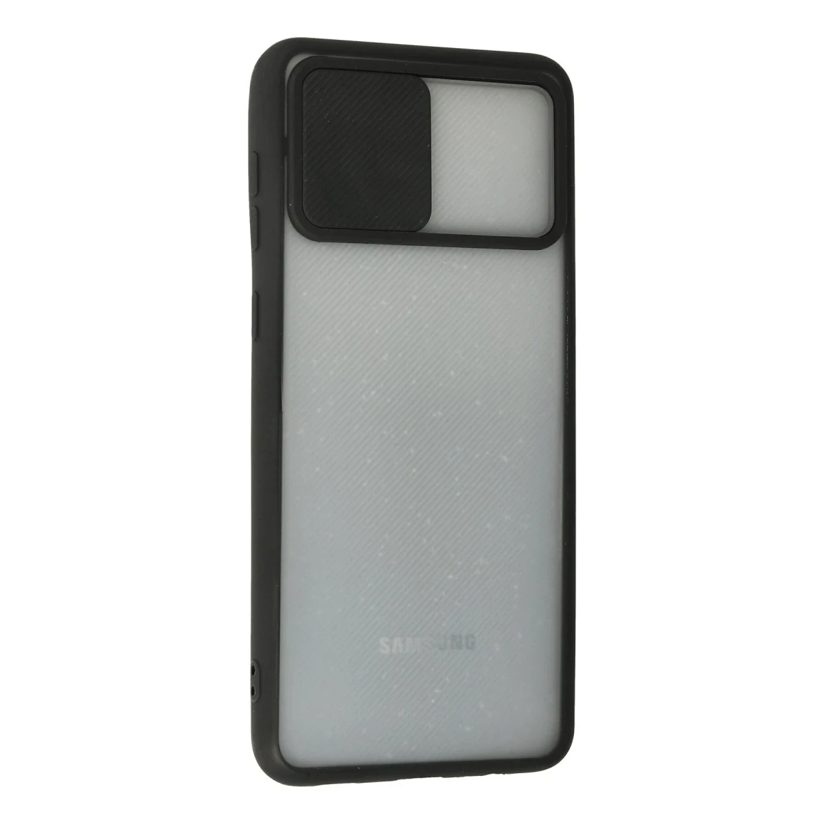 Newface Samsung Galaxy A02 Kılıf Palm Buzlu Kamera Sürgülü Silikon - Siyah — görsel 6