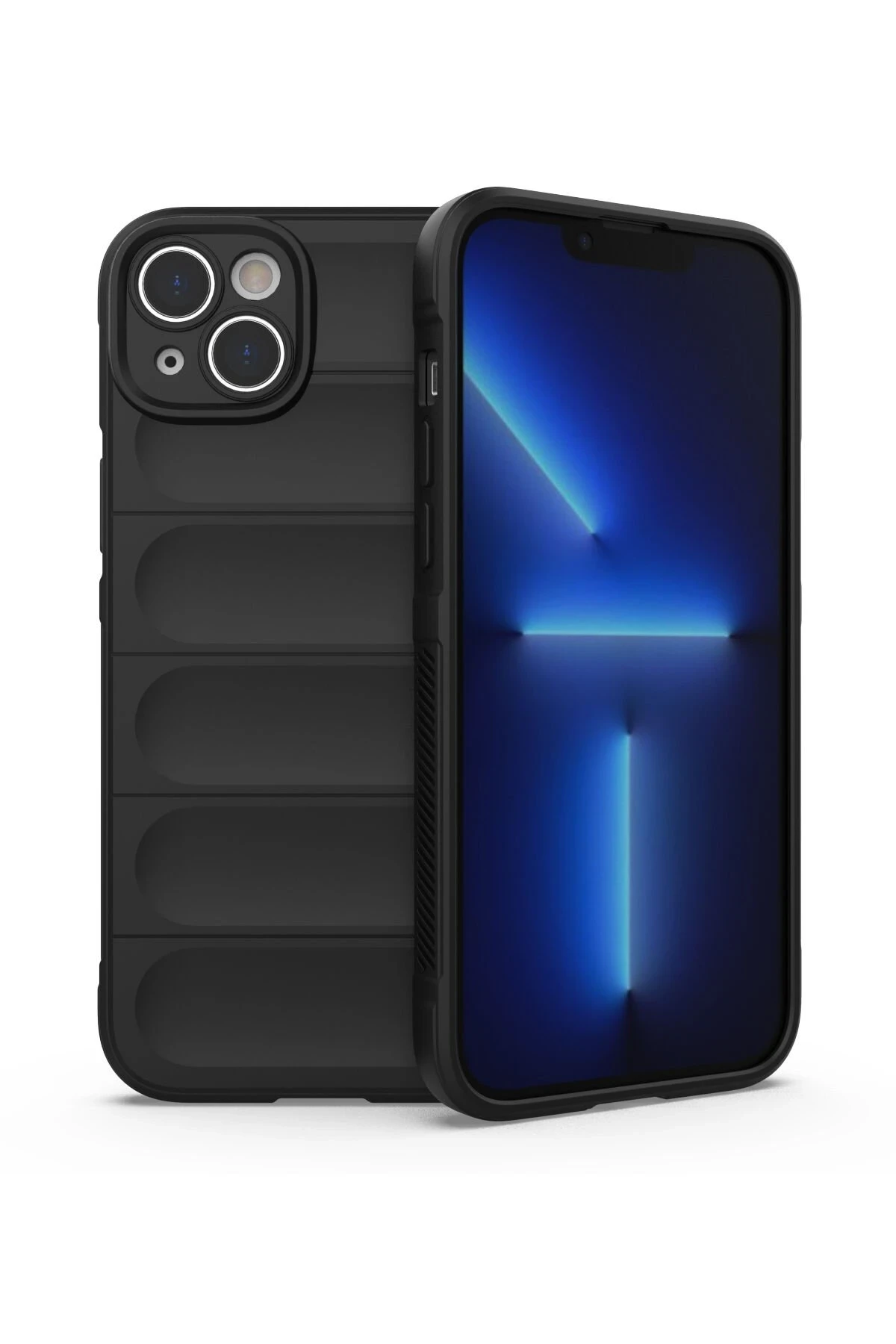Newface Apple iPhone 15 Kılıf Optimum Silikon - Siyah
