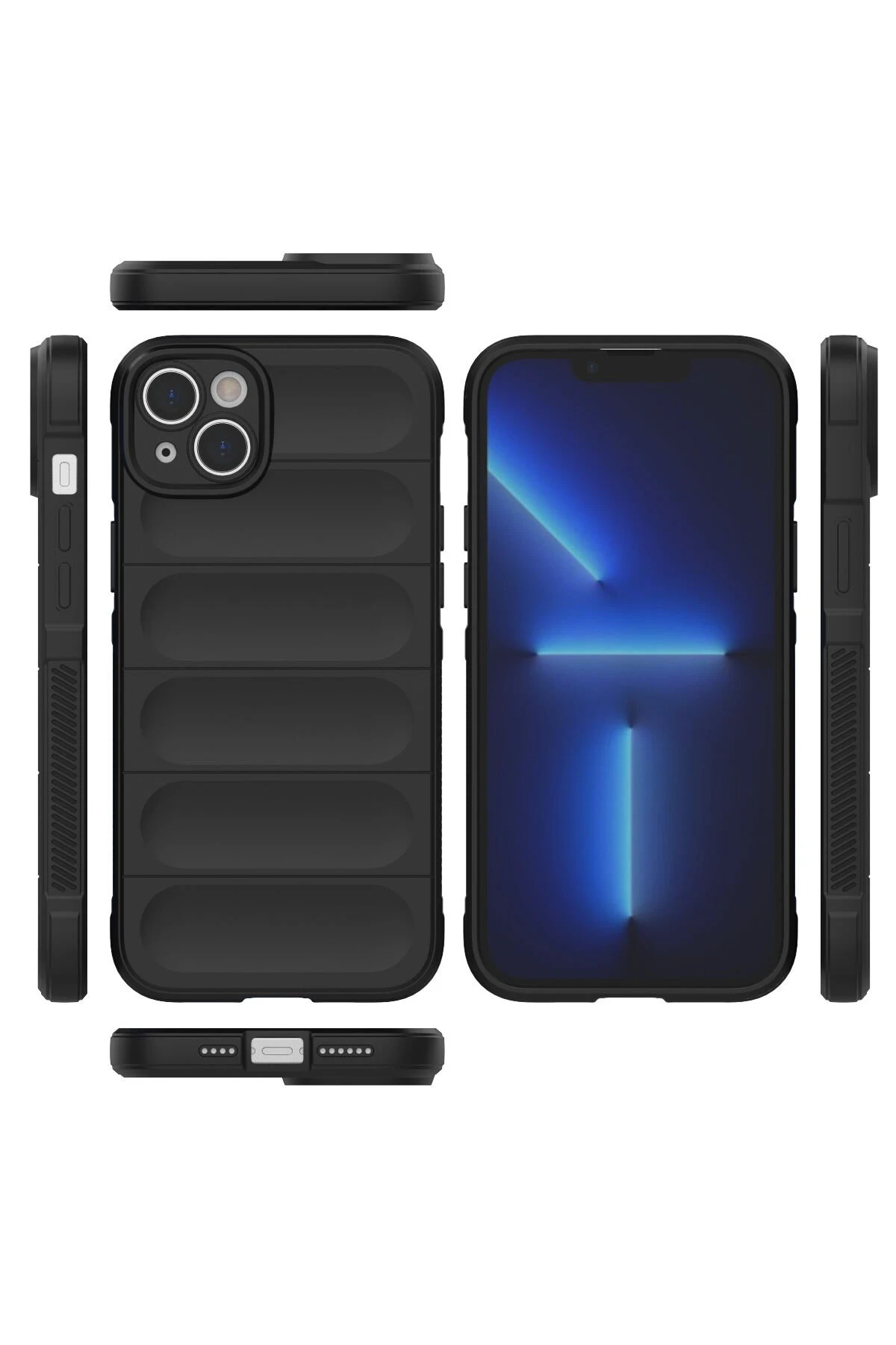 Newface Apple iPhone 15 Kılıf Optimum Silikon - Siyah — görsel 3