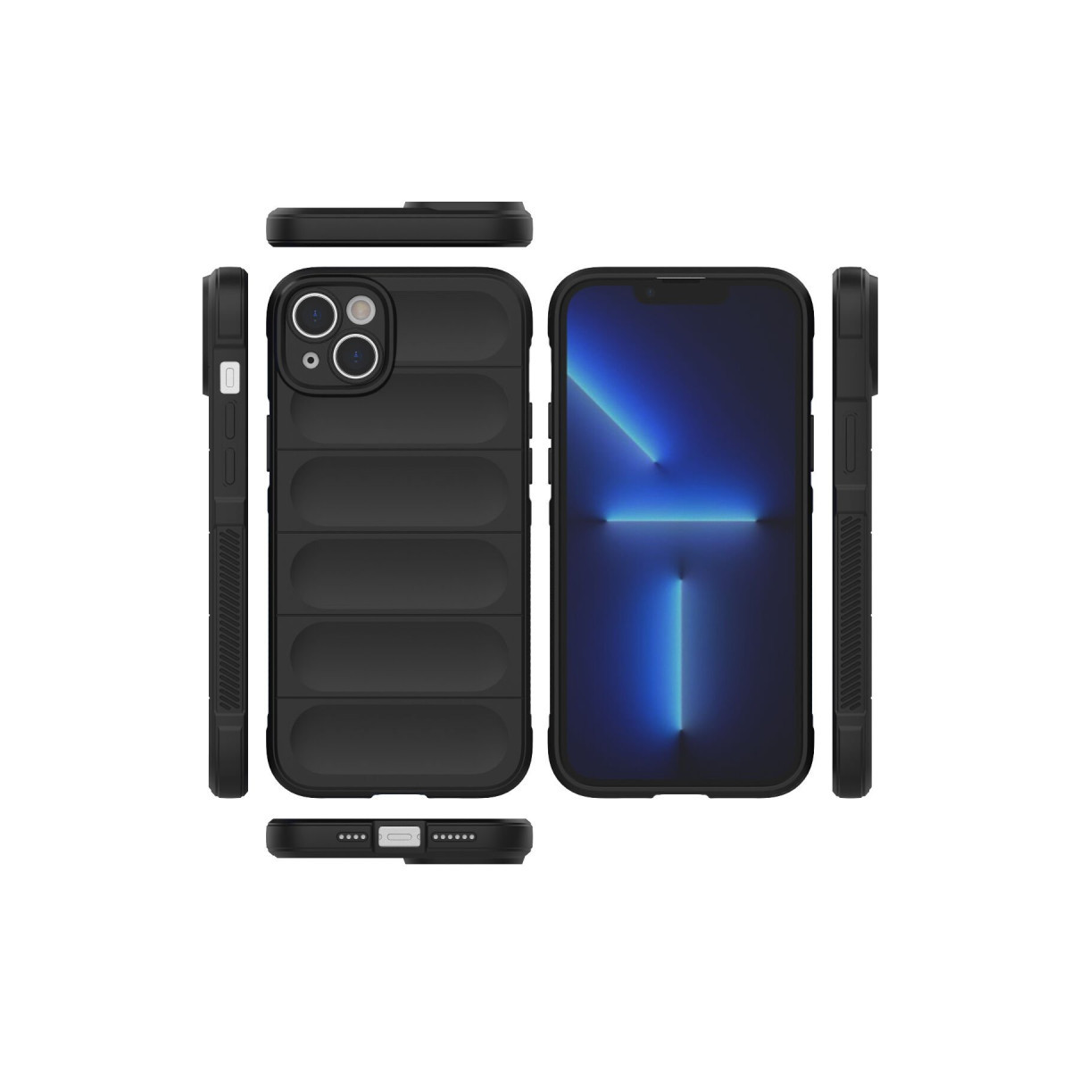 Newface Apple iPhone 15 Kılıf Optimum Silikon - Siyah — görsel 11