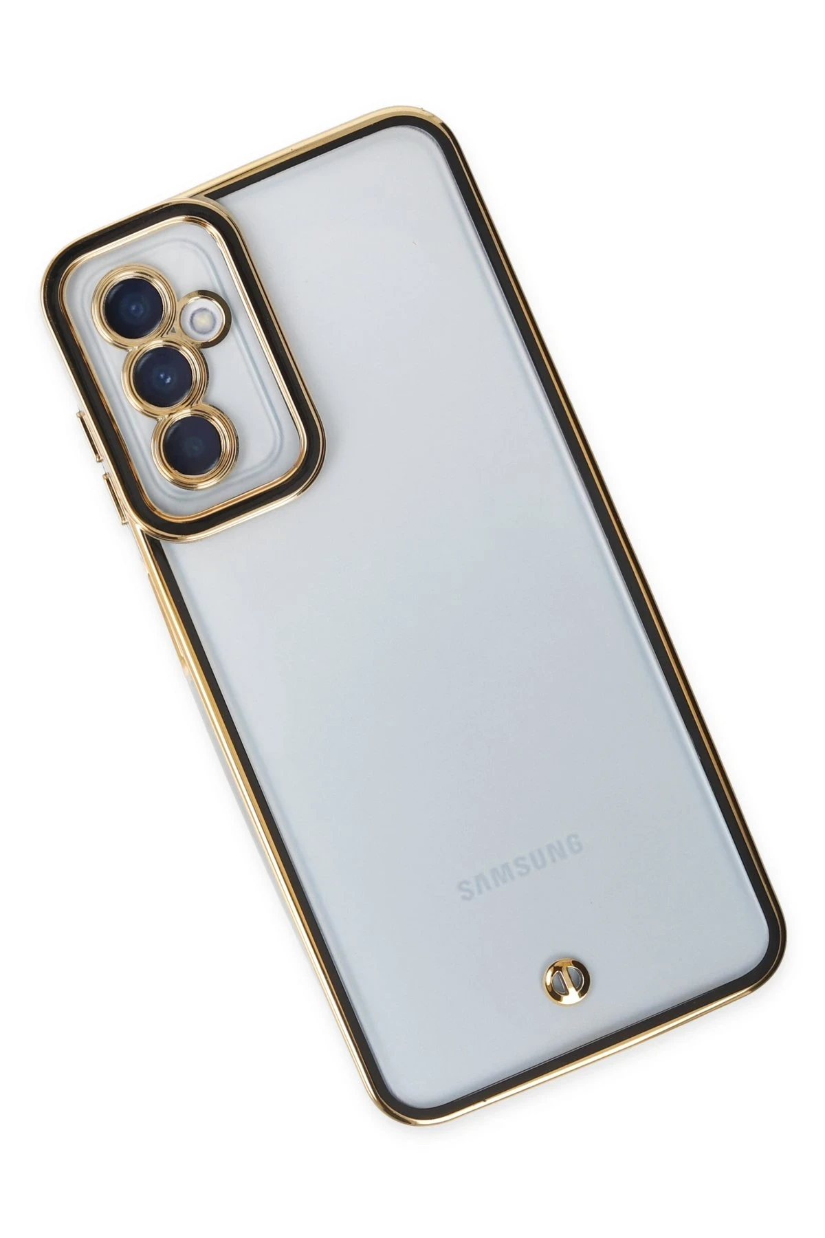 Newface Samsung Galaxy A04S Kılıf Liva Lens Silikon - Siyah — görsel 3