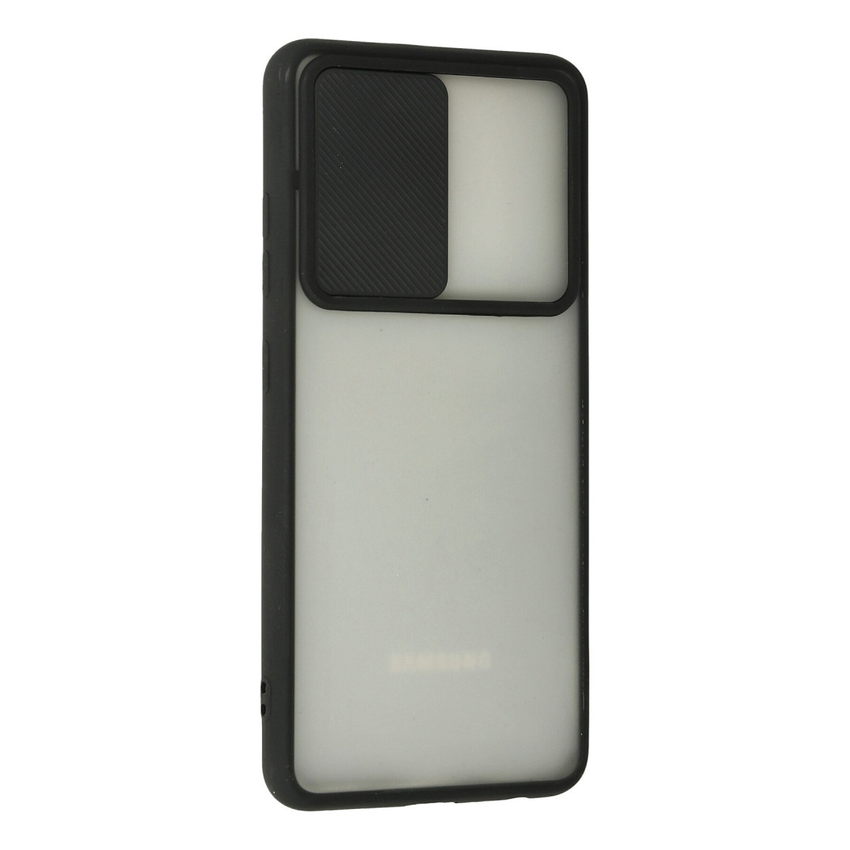 Newface Samsung Galaxy A32 Kılıf Palm Buzlu Kamera Sürgülü Silikon - Siyah — görsel 9