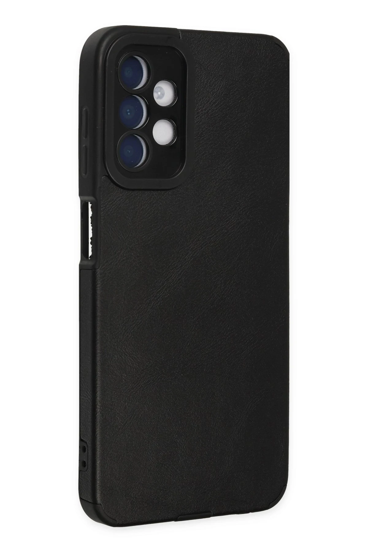 Newface Samsung Galaxy A04S Kılıf Loop Deri Silikon - Siyah — görsel 2