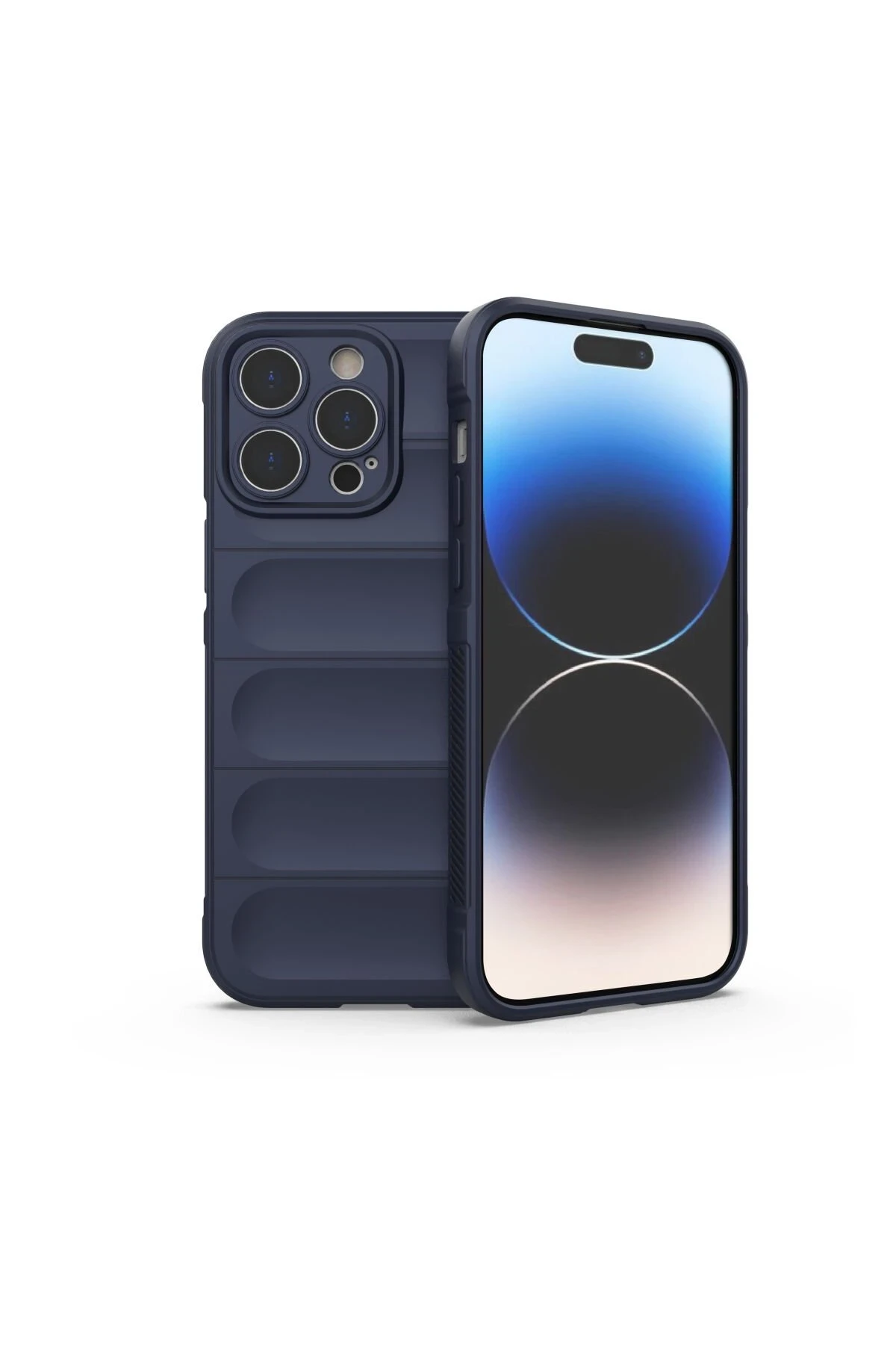 Newface iPhone 15 Pro Kılıf Optimum Silikon - Lacivert