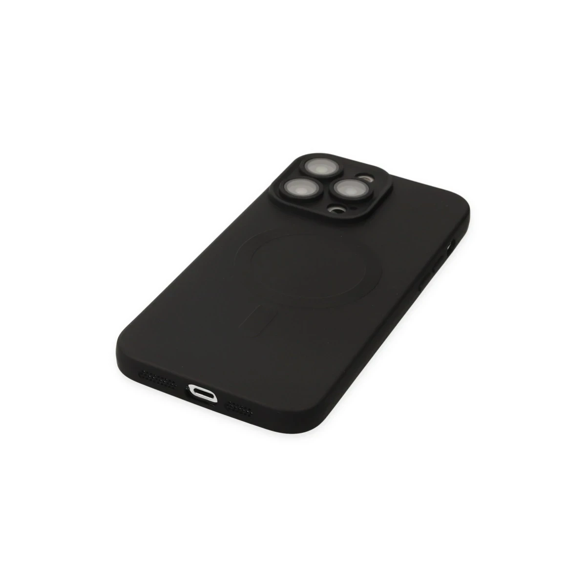 Newface Apple iPhone 13 Pro Kılıf Moshi Lens Magneticsafe Silikon - Siyah — görsel 9