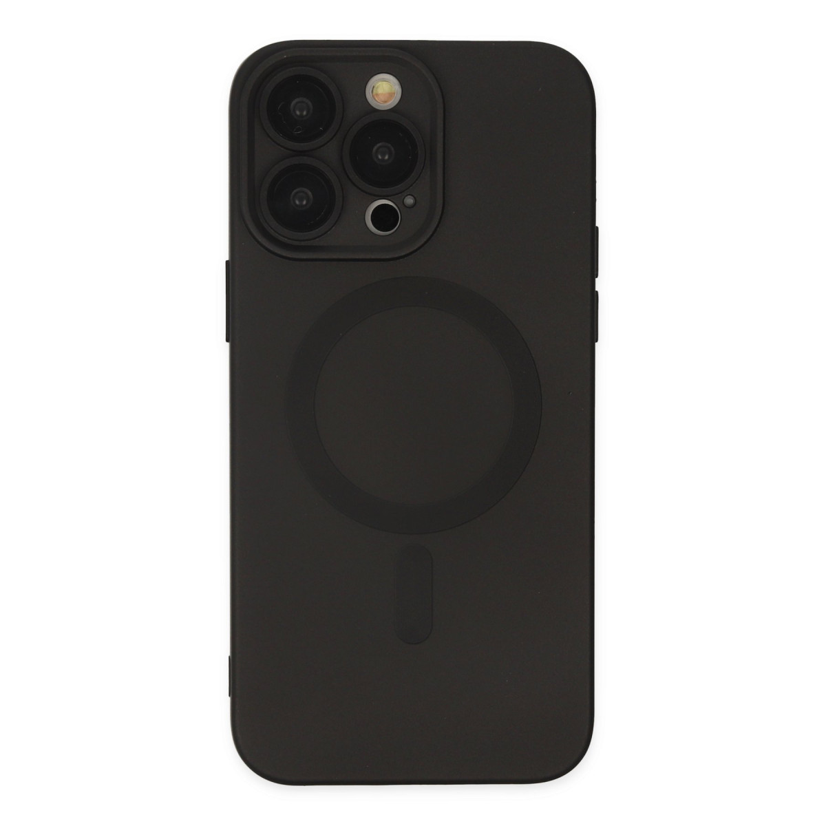 Newface Apple iPhone 13 Pro Max Kılıf Moshi Lens Magneticsafe Silikon - Siyah — görsel 11