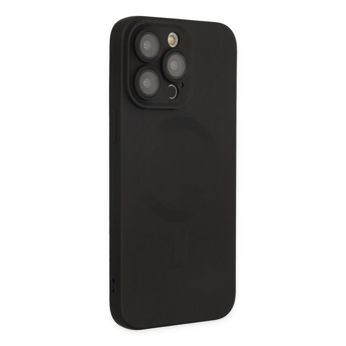 Newface Apple iPhone 13 Pro Max Kılıf Moshi Lens Magneticsafe Silikon - Siyah — görsel 7