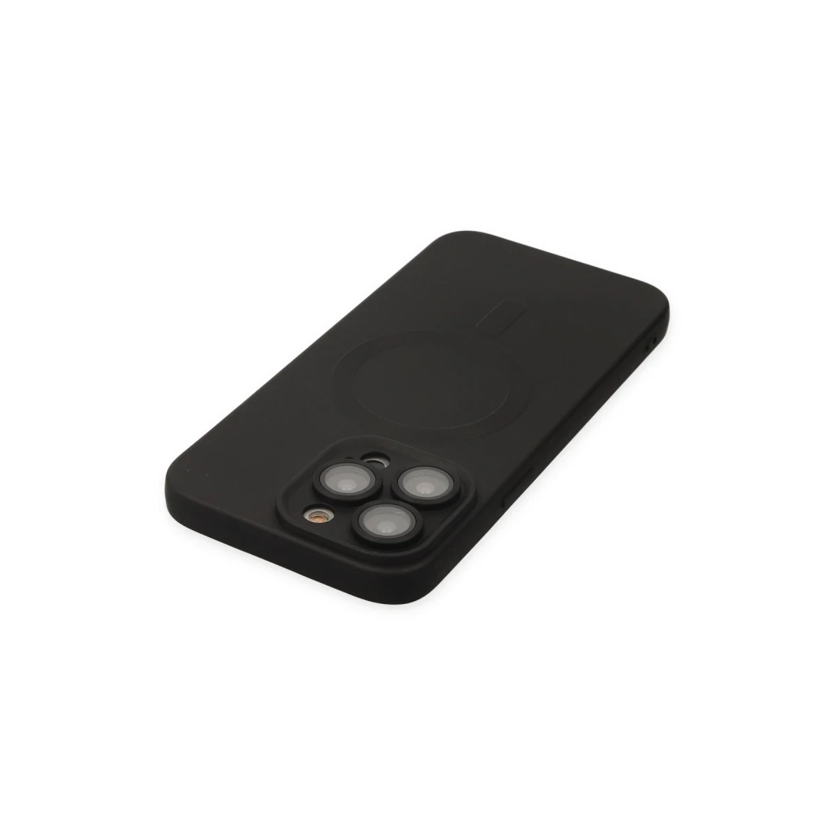 Newface Apple iPhone 13 Pro Max Kılıf Moshi Lens Magneticsafe Silikon - Siyah — görsel 10