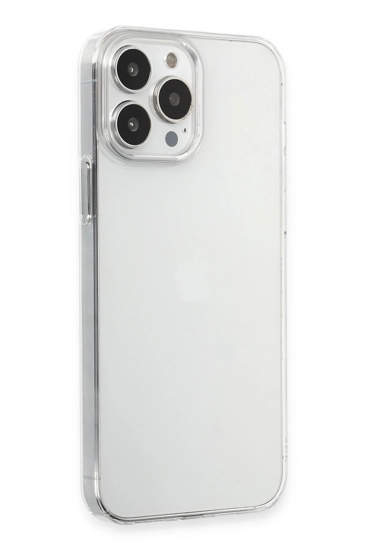 Newface Apple iPhone 15 Pro Kılıf Pc Sert Şeffaf Kapak - Şeffaf