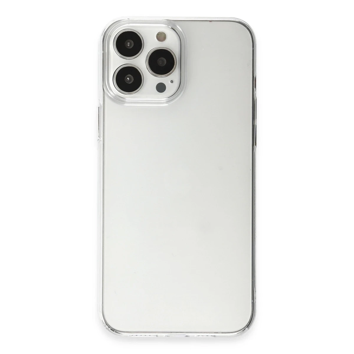 Newface Apple iPhone 15 Pro Kılıf Pc Sert Şeffaf Kapak - Şeffaf — görsel 5