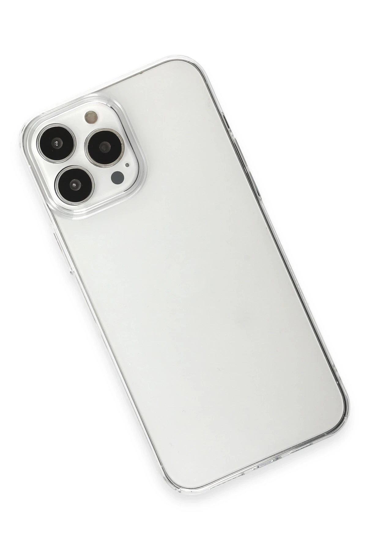 Newface Apple iPhone 15 Pro Kılıf Pc Sert Şeffaf Kapak - Şeffaf — görsel 3