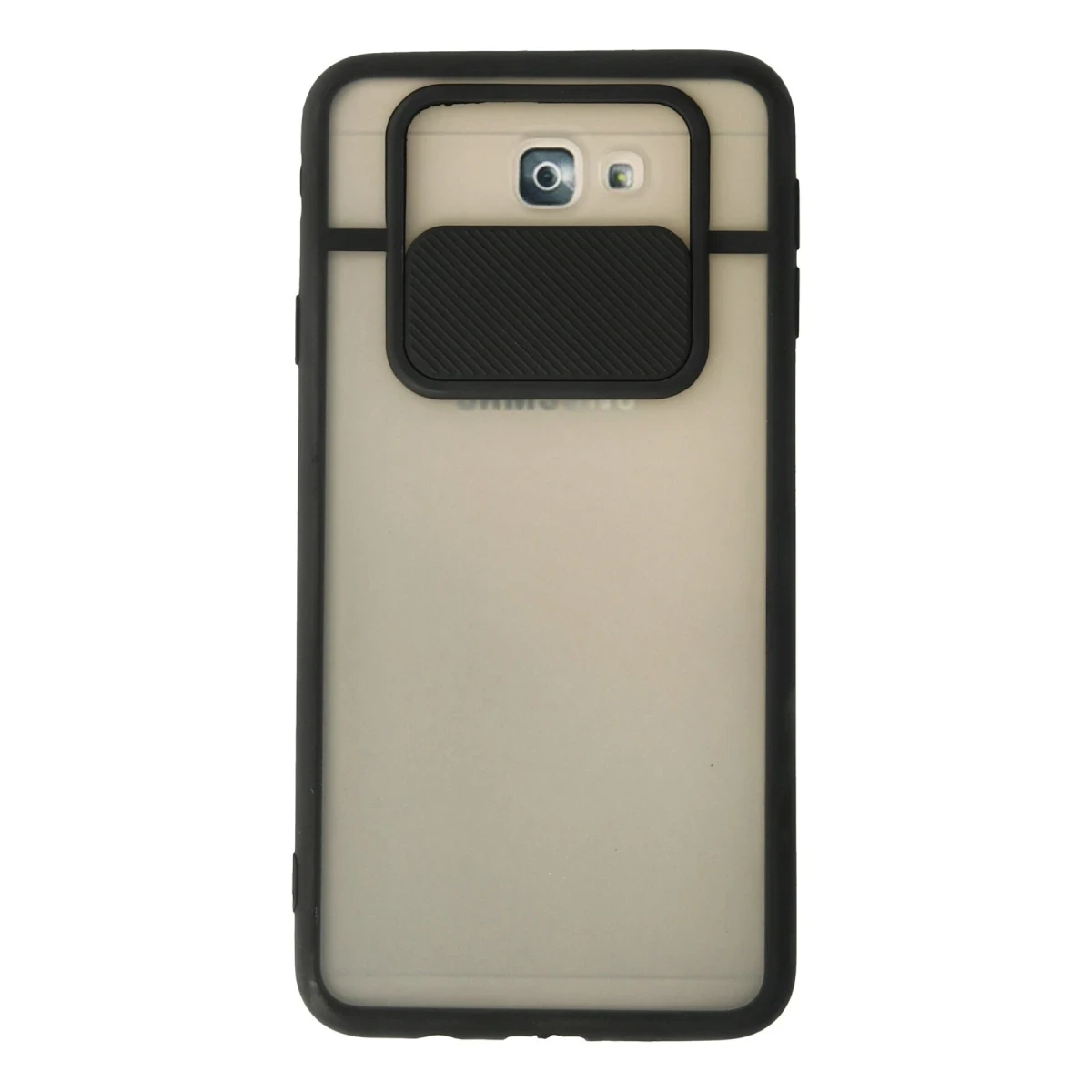 Newface Samsung Galaxy J7 Prime Kılıf Palm Buzlu Kamera Sürgülü Silikon - Siyah — görsel 4