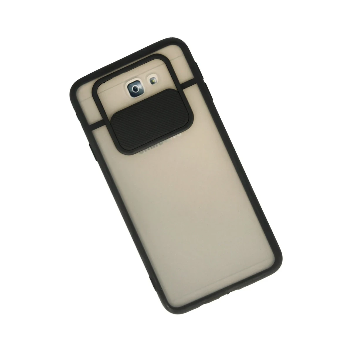 Newface Samsung Galaxy J7 Prime Kılıf Palm Buzlu Kamera Sürgülü Silikon - Siyah — görsel 5