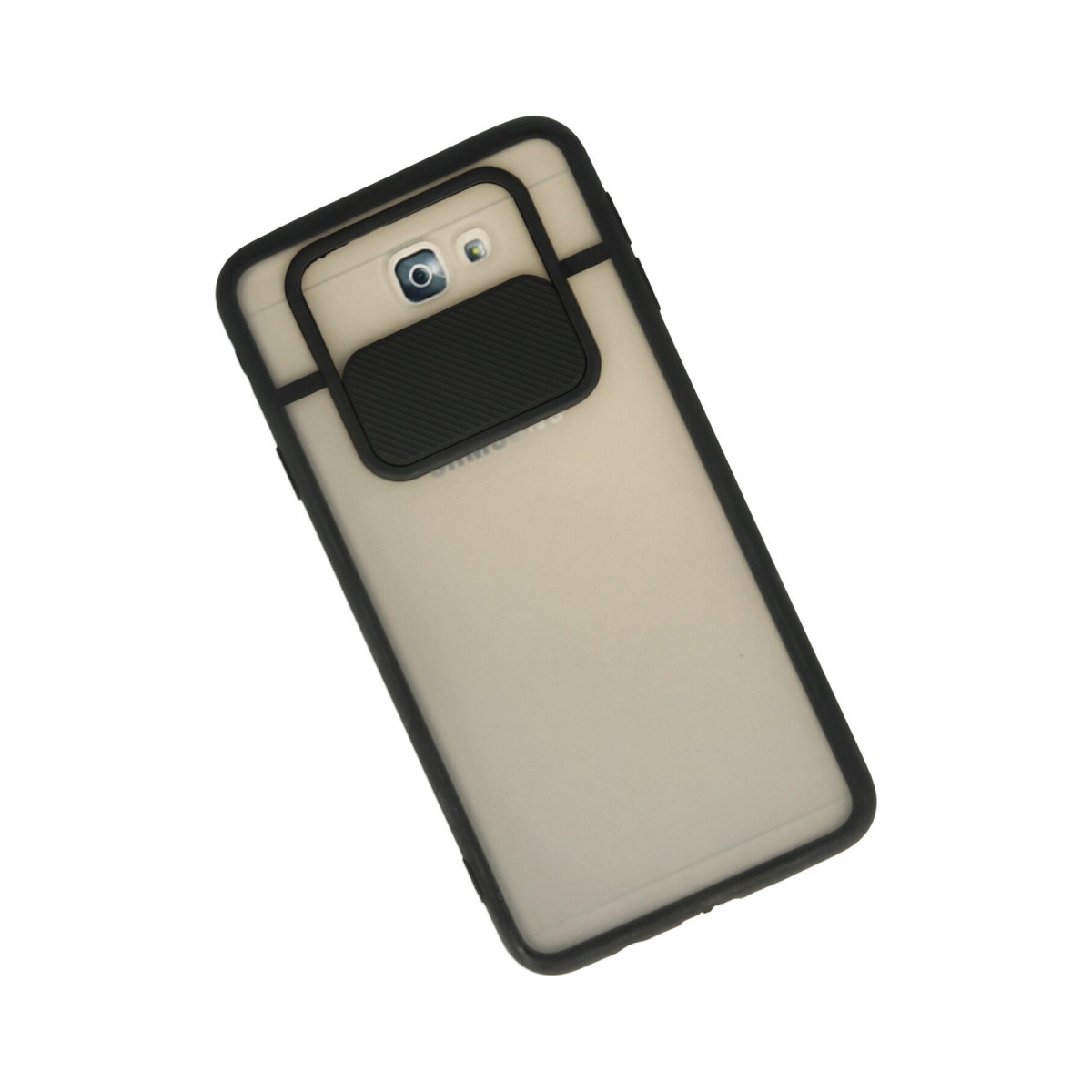 Newface Samsung Galaxy J7 Prime Kılıf Palm Buzlu Kamera Sürgülü Silikon - Siyah — görsel 8