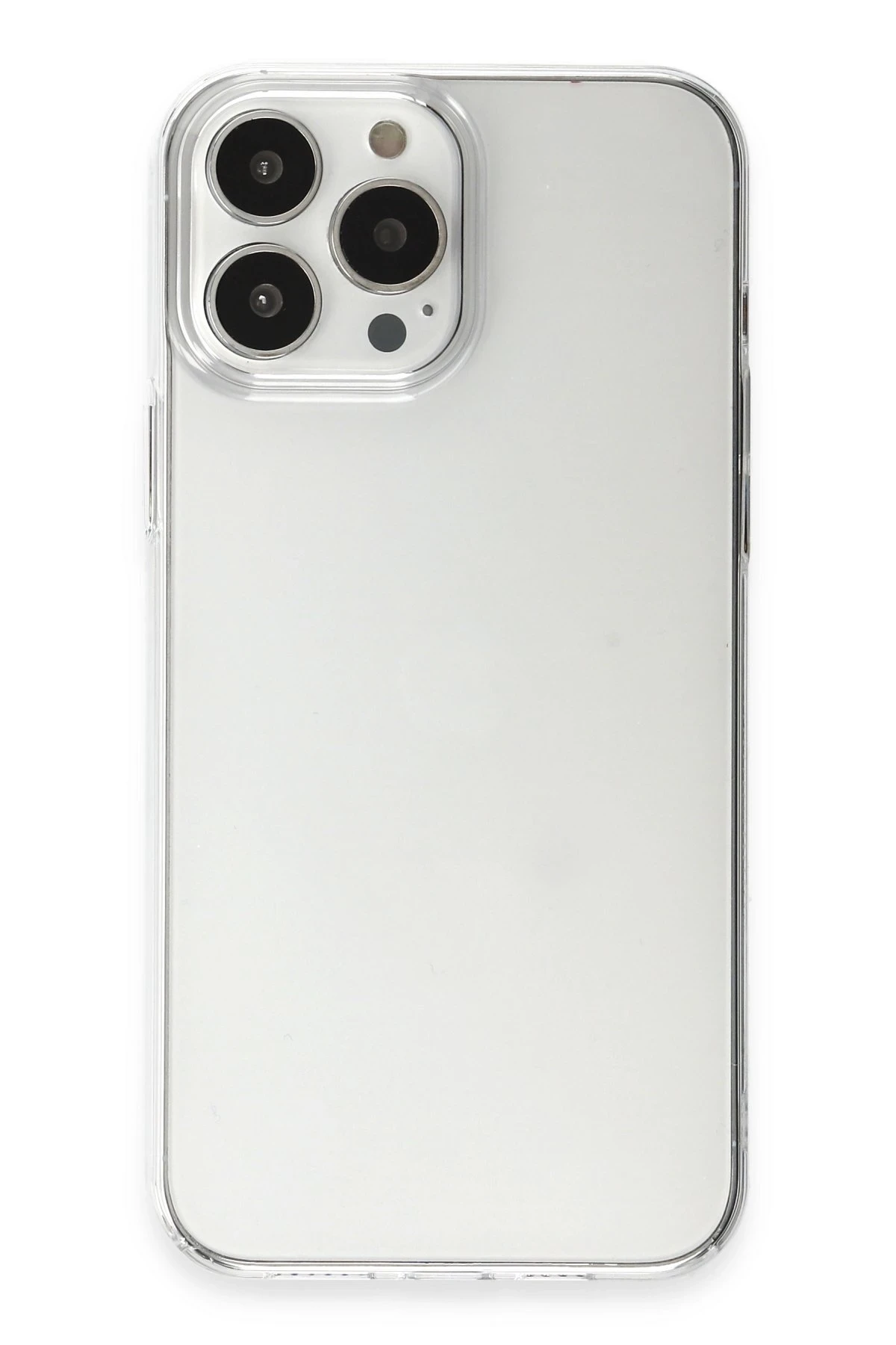 Newface Apple iPhone 15 Pro Max Kılıf Pc Sert Şeffaf Kapak - Şeffaf — görsel 2