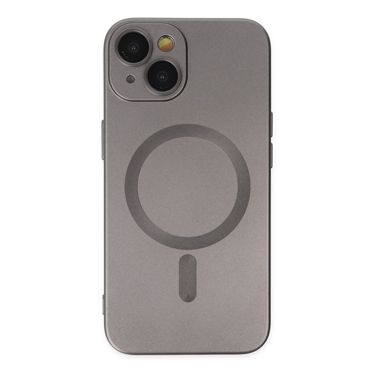 Newface Apple iPhone 14 Kılıf Moshi Lens Magneticsafe Silikon - Füme — görsel 11