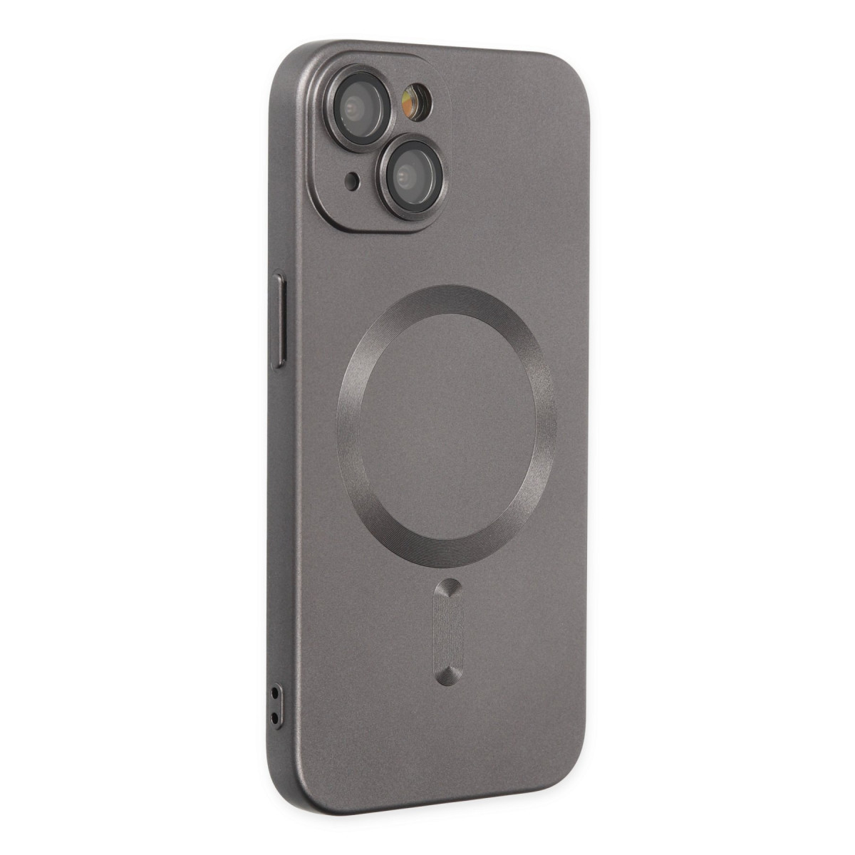 Newface Apple iPhone 14 Kılıf Moshi Lens Magneticsafe Silikon - Füme — görsel 12
