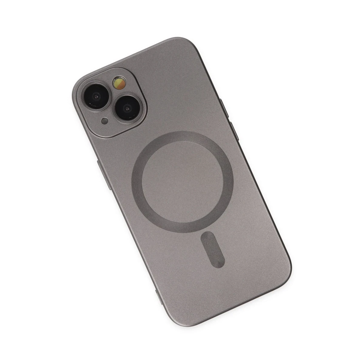Newface Apple iPhone 14 Kılıf Moshi Lens Magneticsafe Silikon - Füme — görsel 8