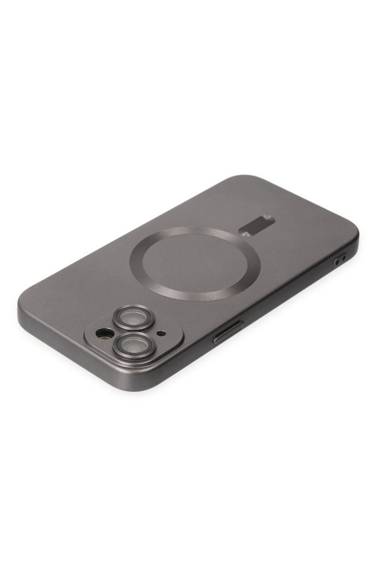 Newface Apple iPhone 14 Kılıf Moshi Lens Magneticsafe Silikon - Füme — görsel 4