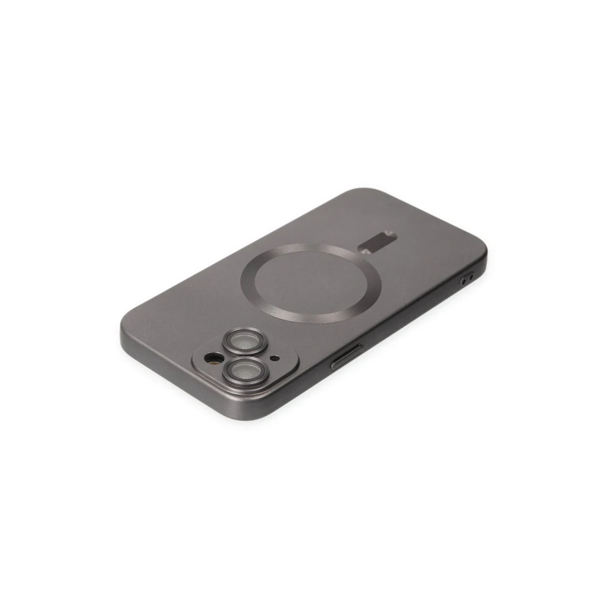 Newface Apple iPhone 14 Kılıf Moshi Lens Magneticsafe Silikon - Füme — görsel 9