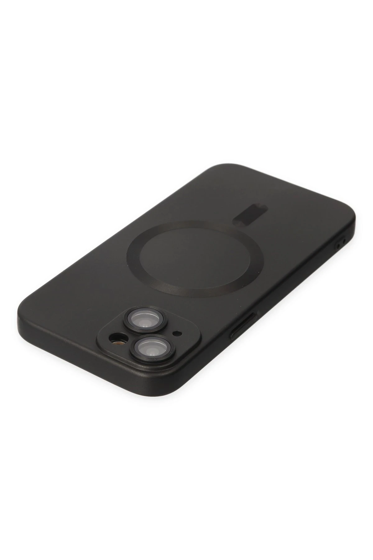 Newface iPhone 14 Plus Kılıf Moshi Lens Magneticsafe Silikon - Siyah