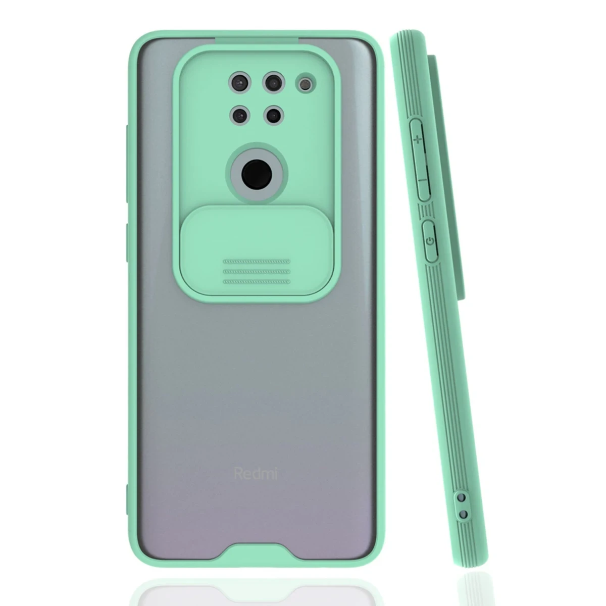 Newface Xiaomi Redmi Note 9 Kılıf Platin Kamera Koruma Silikon - Açık Yeşil — görsel 2