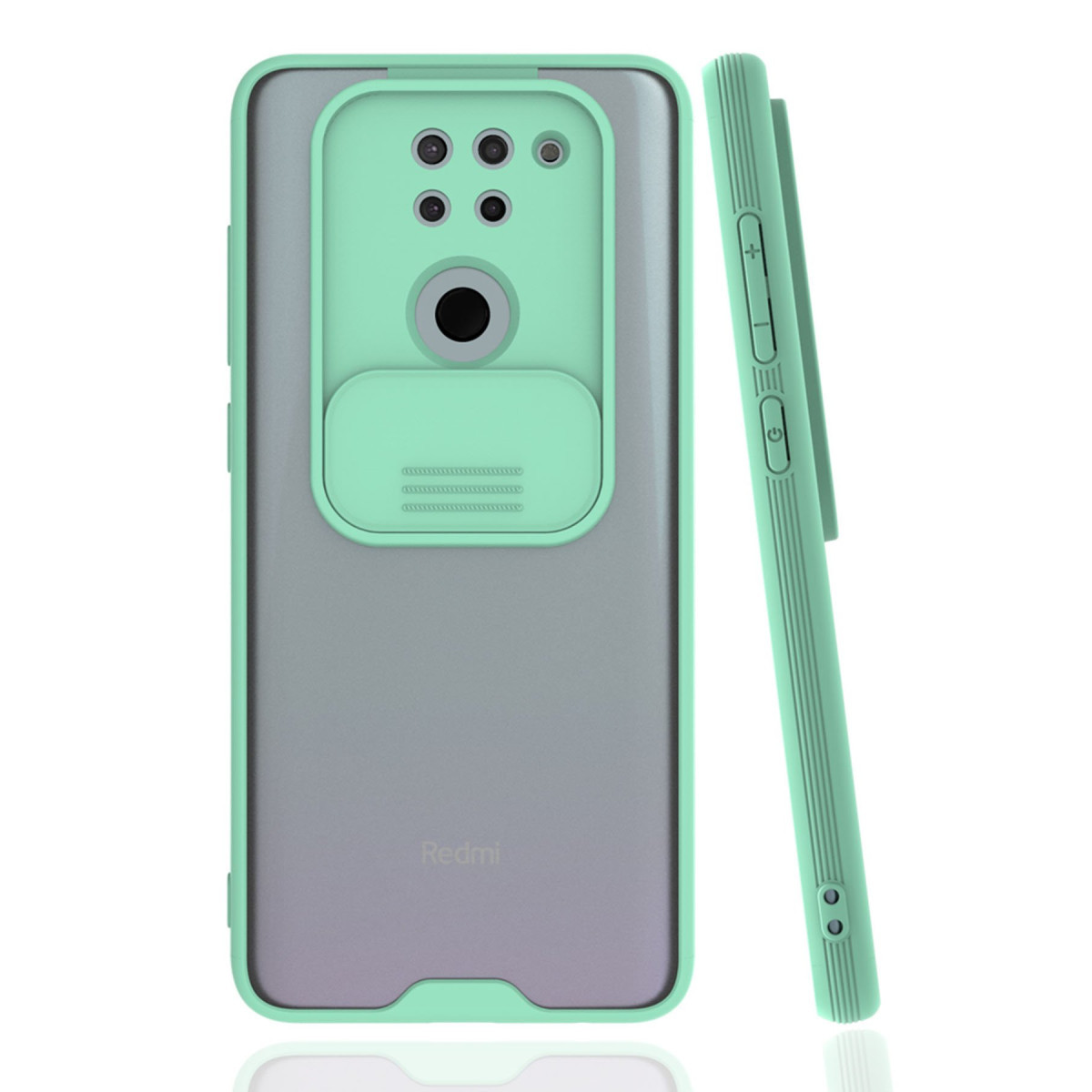 Newface Xiaomi Redmi Note 9 Kılıf Platin Kamera Koruma Silikon - Açık Yeşil — görsel 3