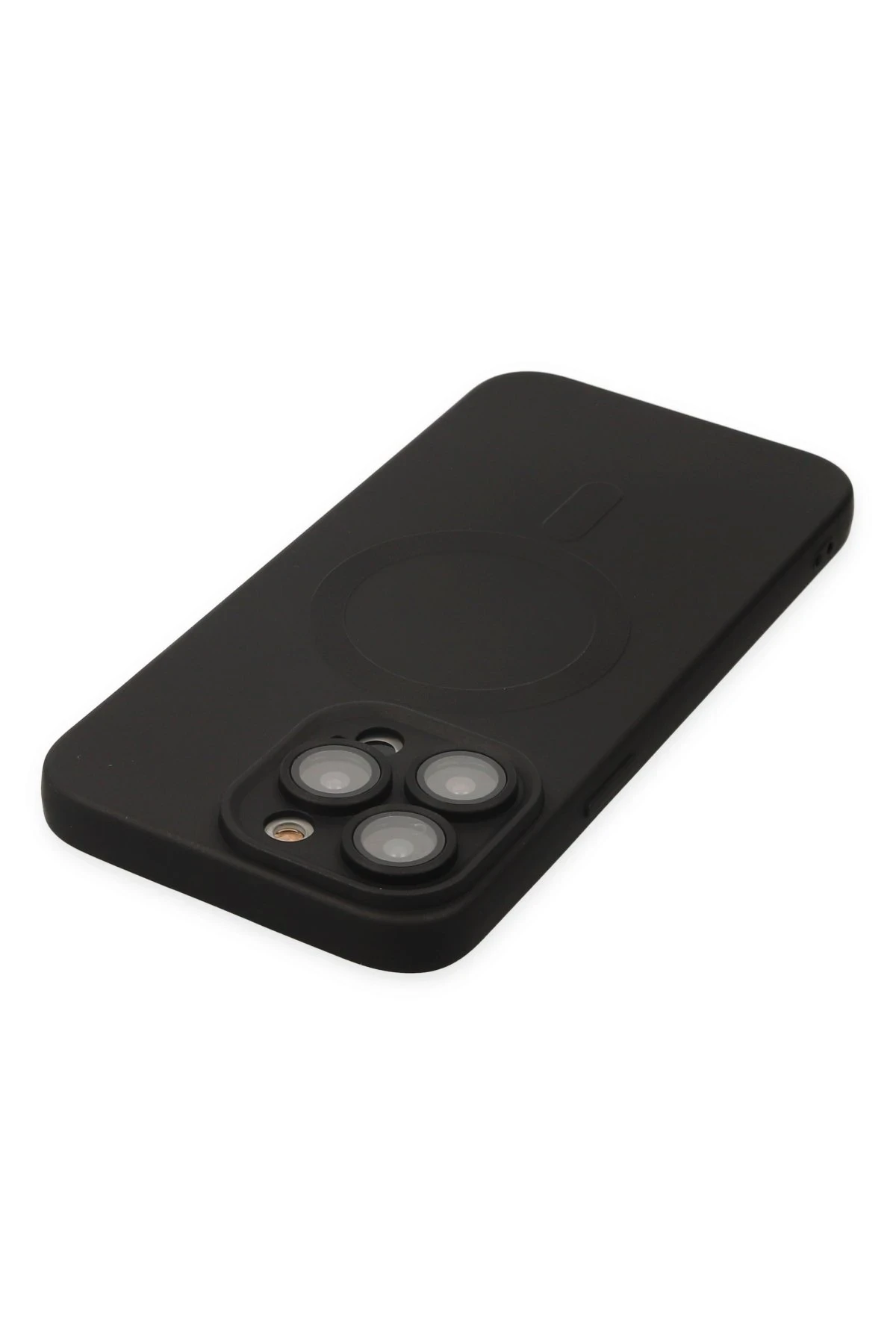 Newface Apple iPhone 14 Pro Kılıf Moshi Lens Magneticsafe Silikon - Siyah — görsel 5