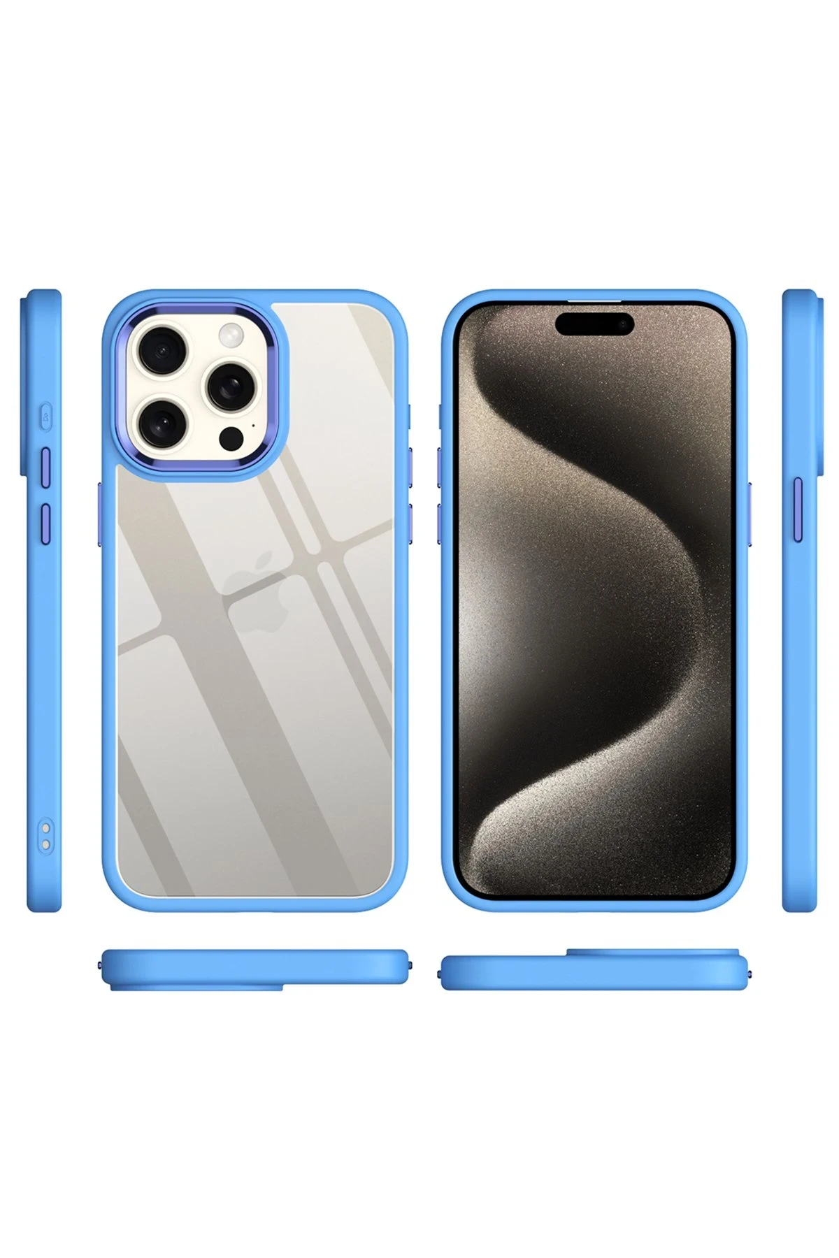 Newface Apple iPhone 15 Pro Kılıf Power Silikon - Siyah — görsel 3