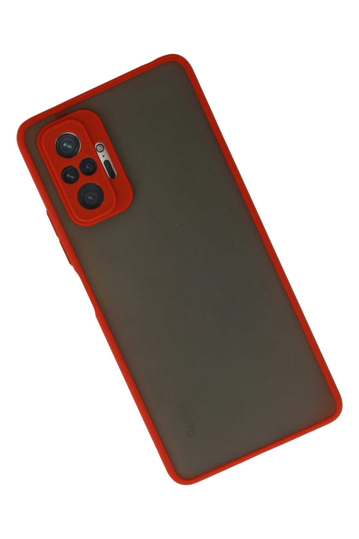 Newface Xiaomi Redmi Note 10 Pro Kılıf Montreal Silikon Kapak - Kırmızı