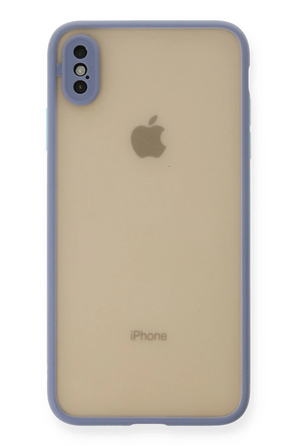 Newface iPhone XS Max Kılıf Montreal Silikon Kapak - Gri