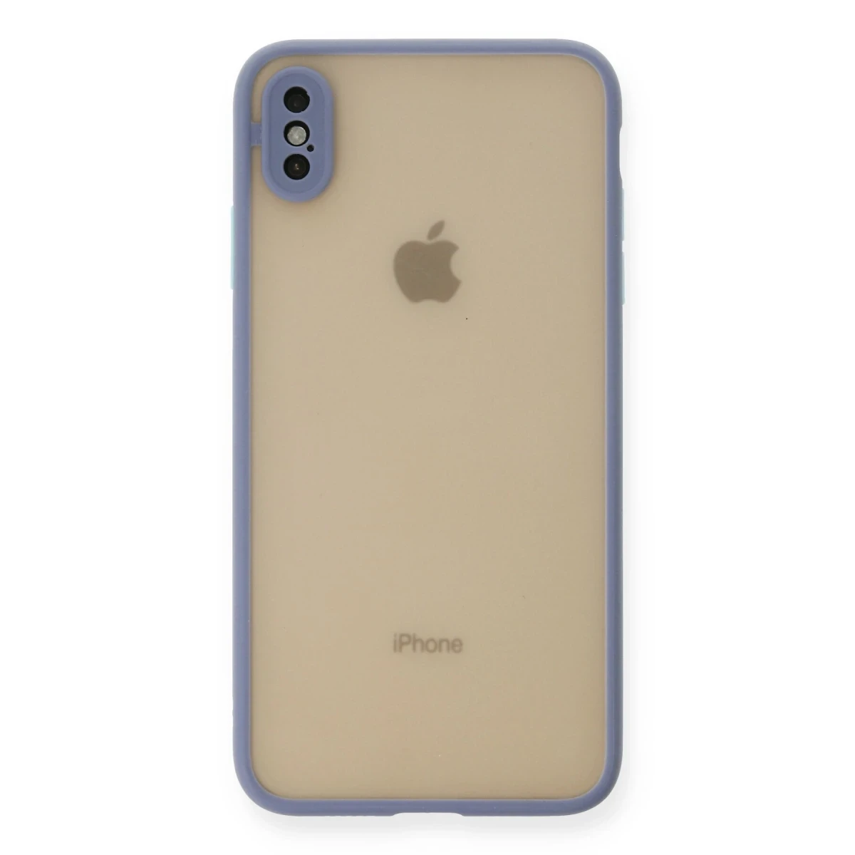 Newface Apple iPhone XS Max Kılıf Montreal Silikon Kapak - Gri — görsel 4