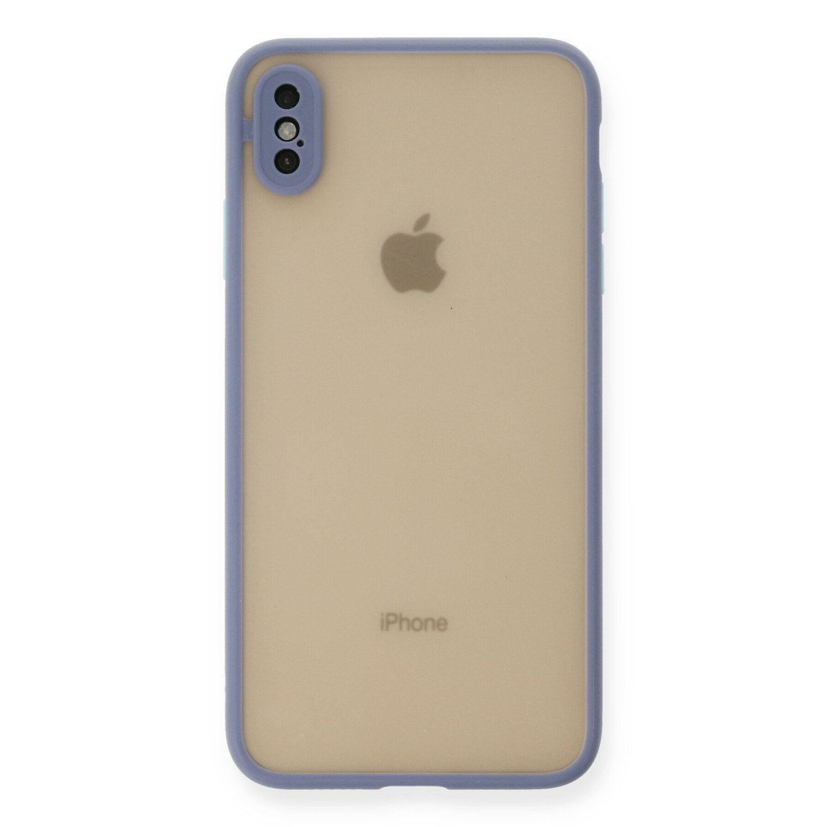 Newface Apple iPhone XS Max Kılıf Montreal Silikon Kapak - Gri — görsel 7