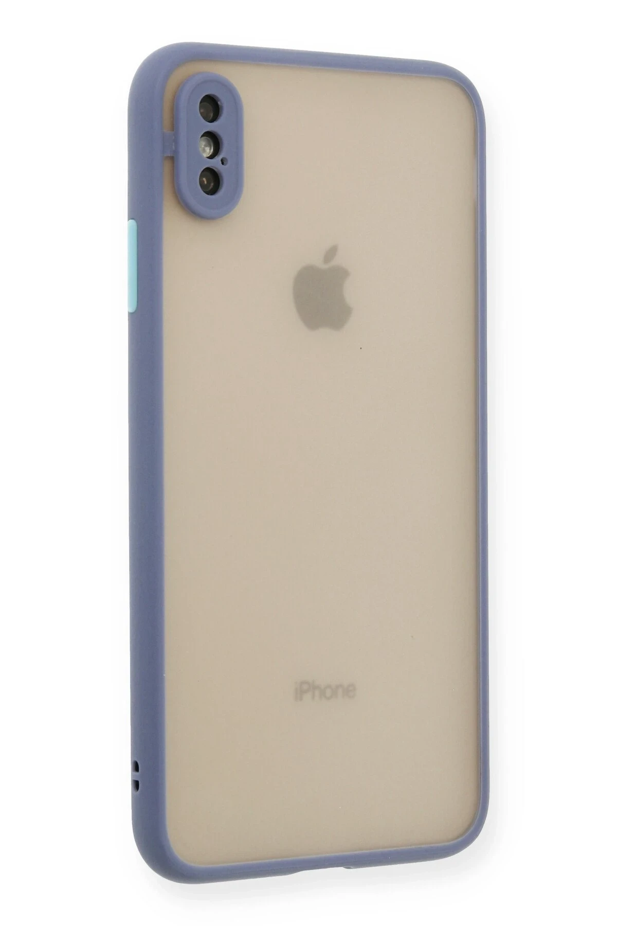 Newface iPhone XS Max Kılıf Montreal Silikon Kapak - Gri