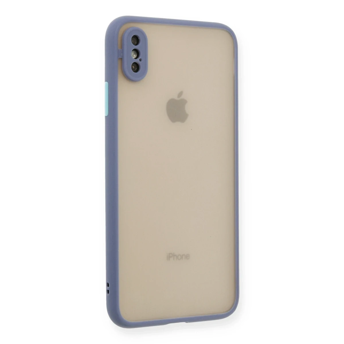 Newface Apple iPhone XS Max Kılıf Montreal Silikon Kapak - Gri — görsel 5
