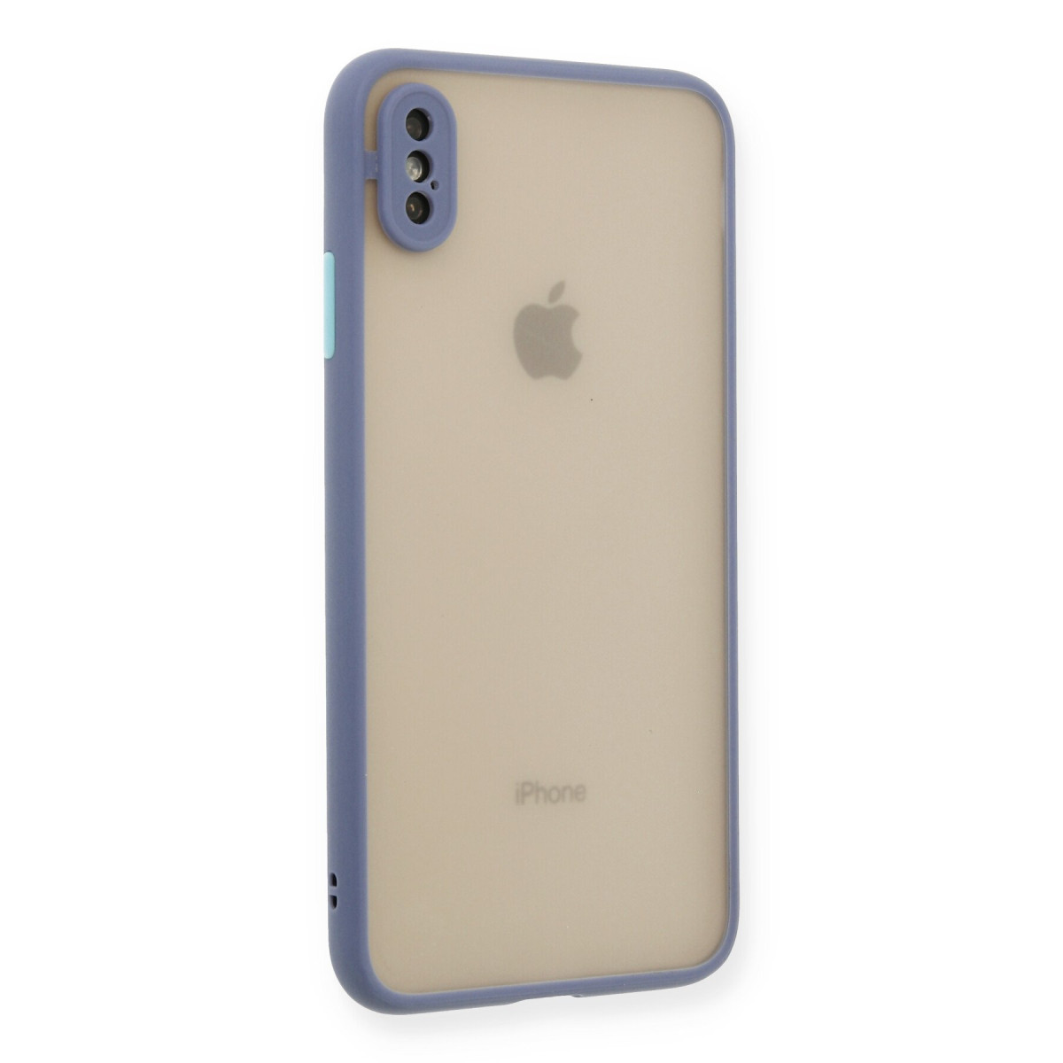Newface Apple iPhone XS Max Kılıf Montreal Silikon Kapak - Gri — görsel 8