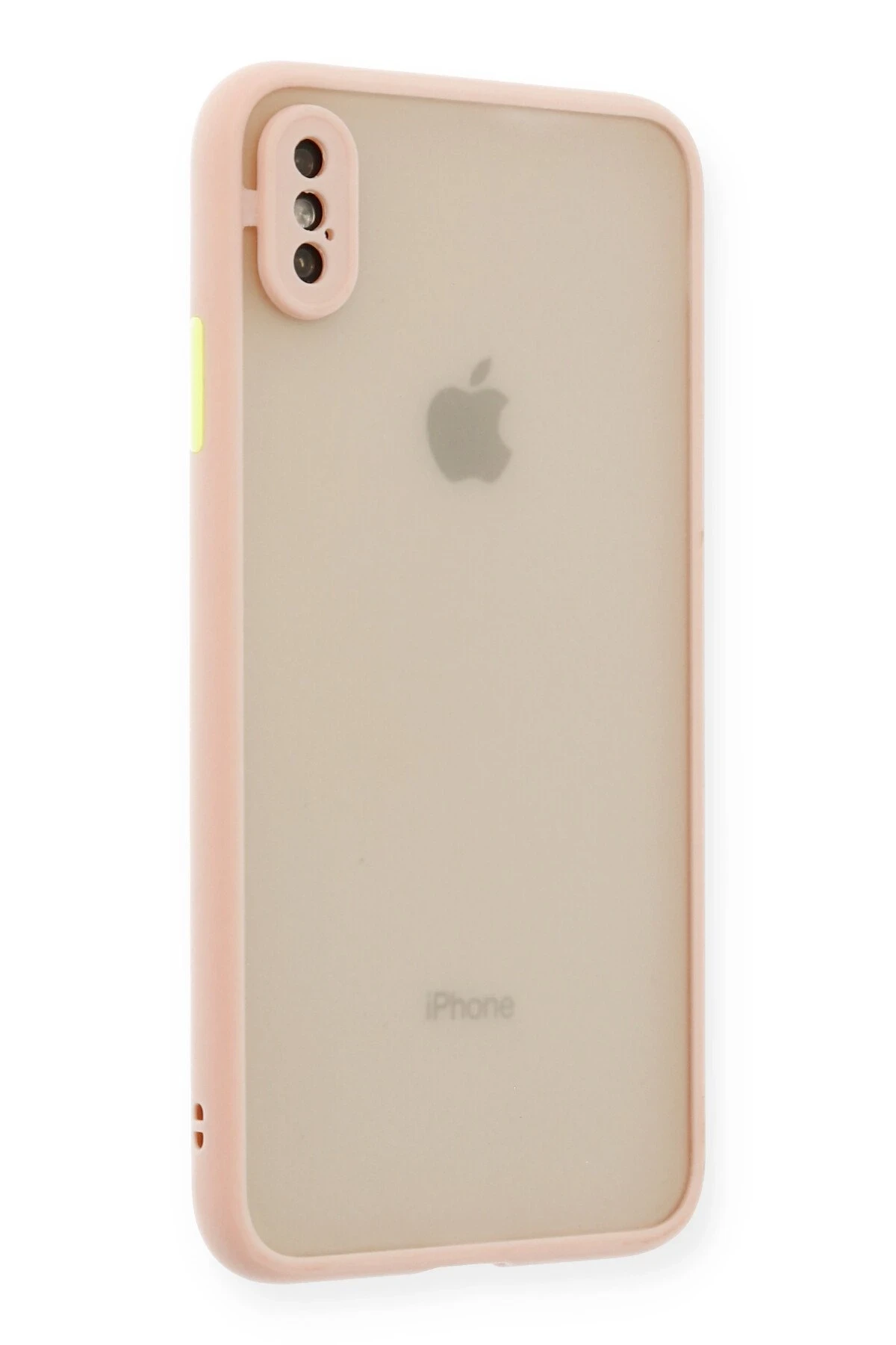 Newface iPhone XS Max Kılıf Montreal Silikon Kapak - Pembe