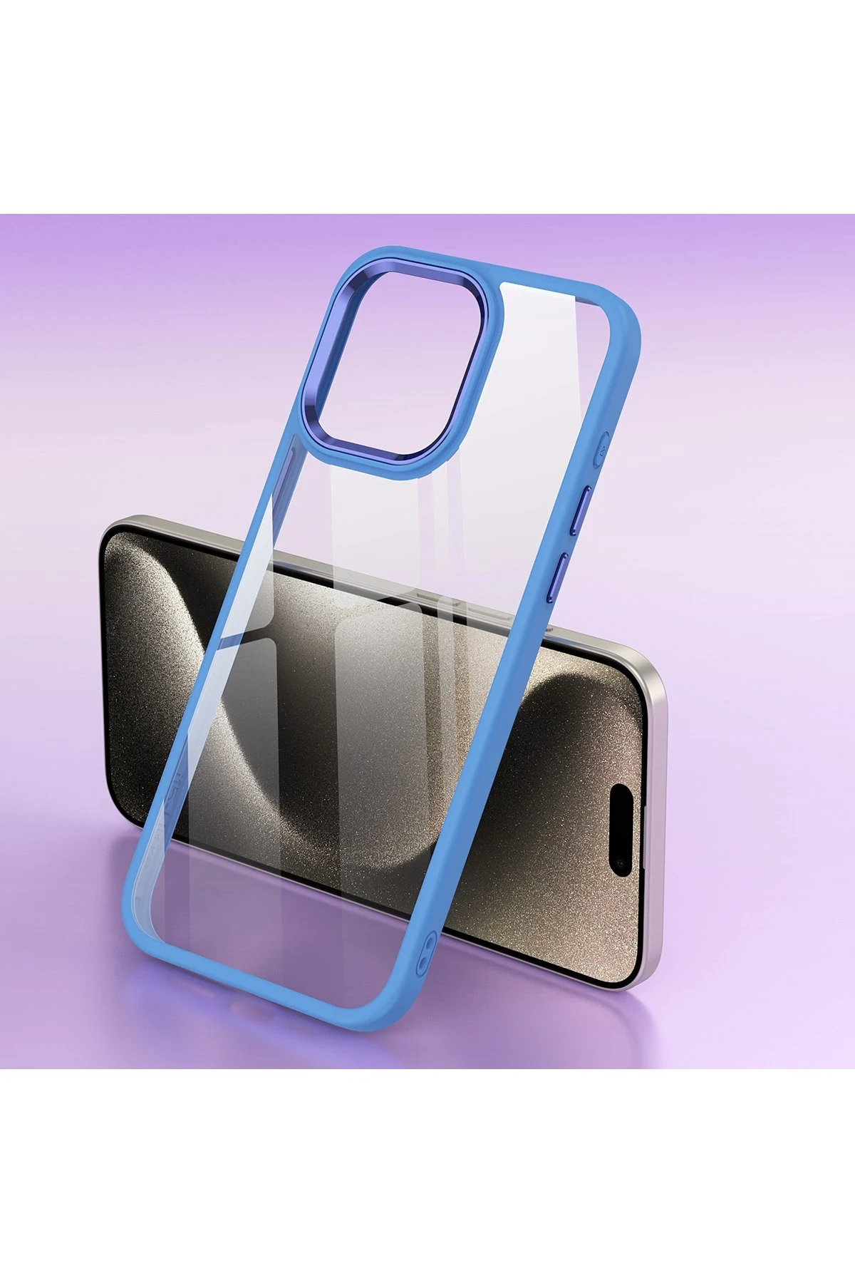 Newface Apple iPhone 15 Pro Max Kılıf Power Silikon - Siyah — görsel 8