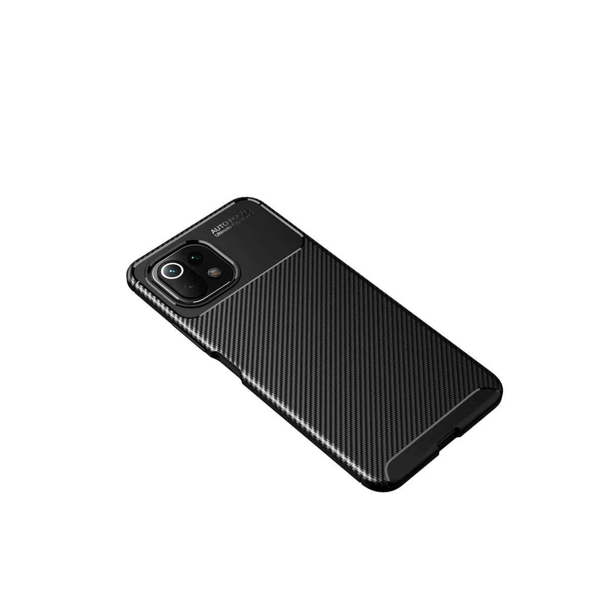 Newface Xiaomi Mİ 11 Lite Kılıf Auto Focus Karbon Kapak - Siyah — görsel 8