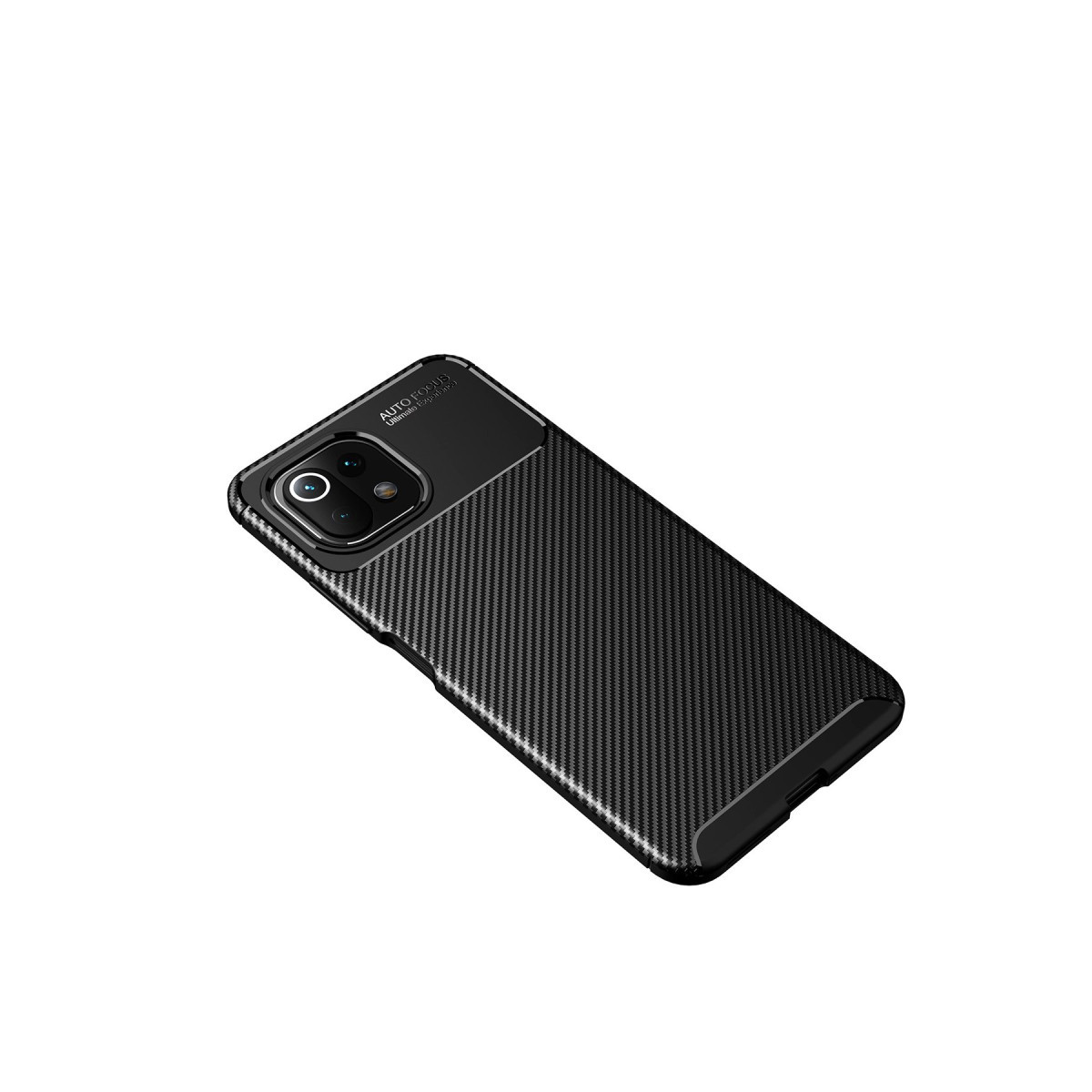 Newface Xiaomi Mİ 11 Lite Kılıf Auto Focus Karbon Kapak - Siyah — görsel 12