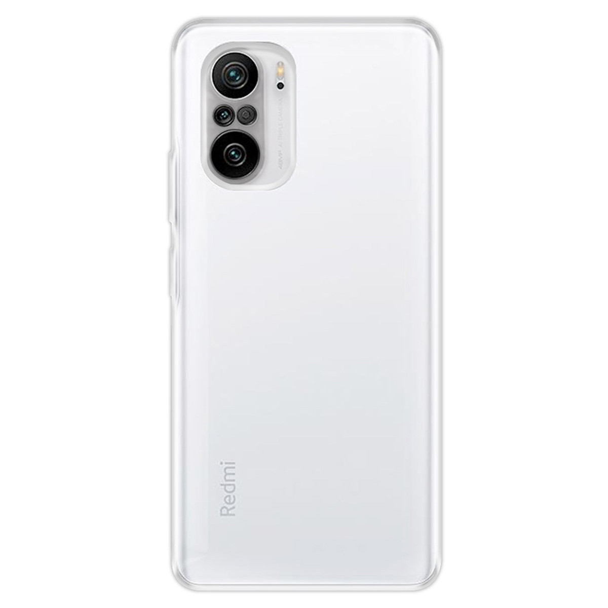 Newface Xiaomi Poco F3 Kılıf Deluxe 2mm Şeffaf Silikon - Şeffaf — görsel 3